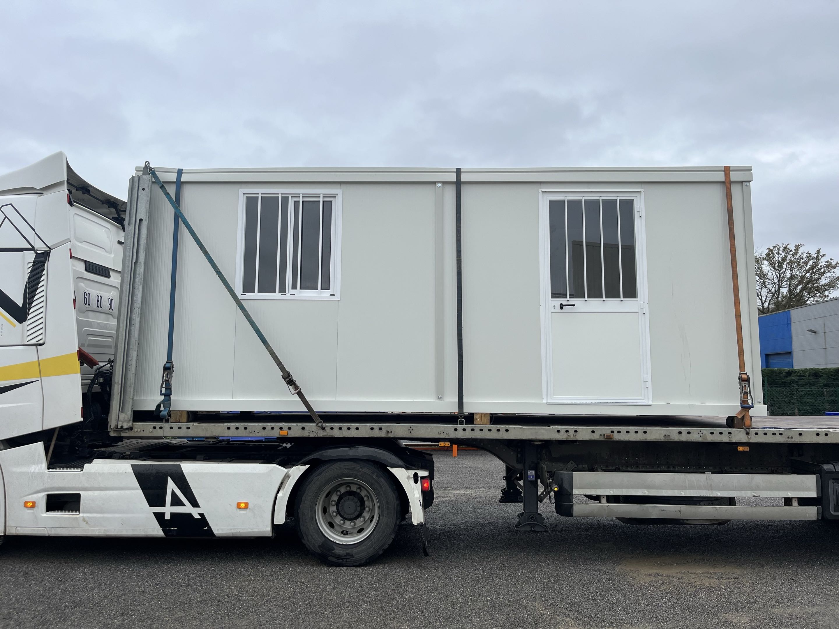 Bungalow modulaire installé