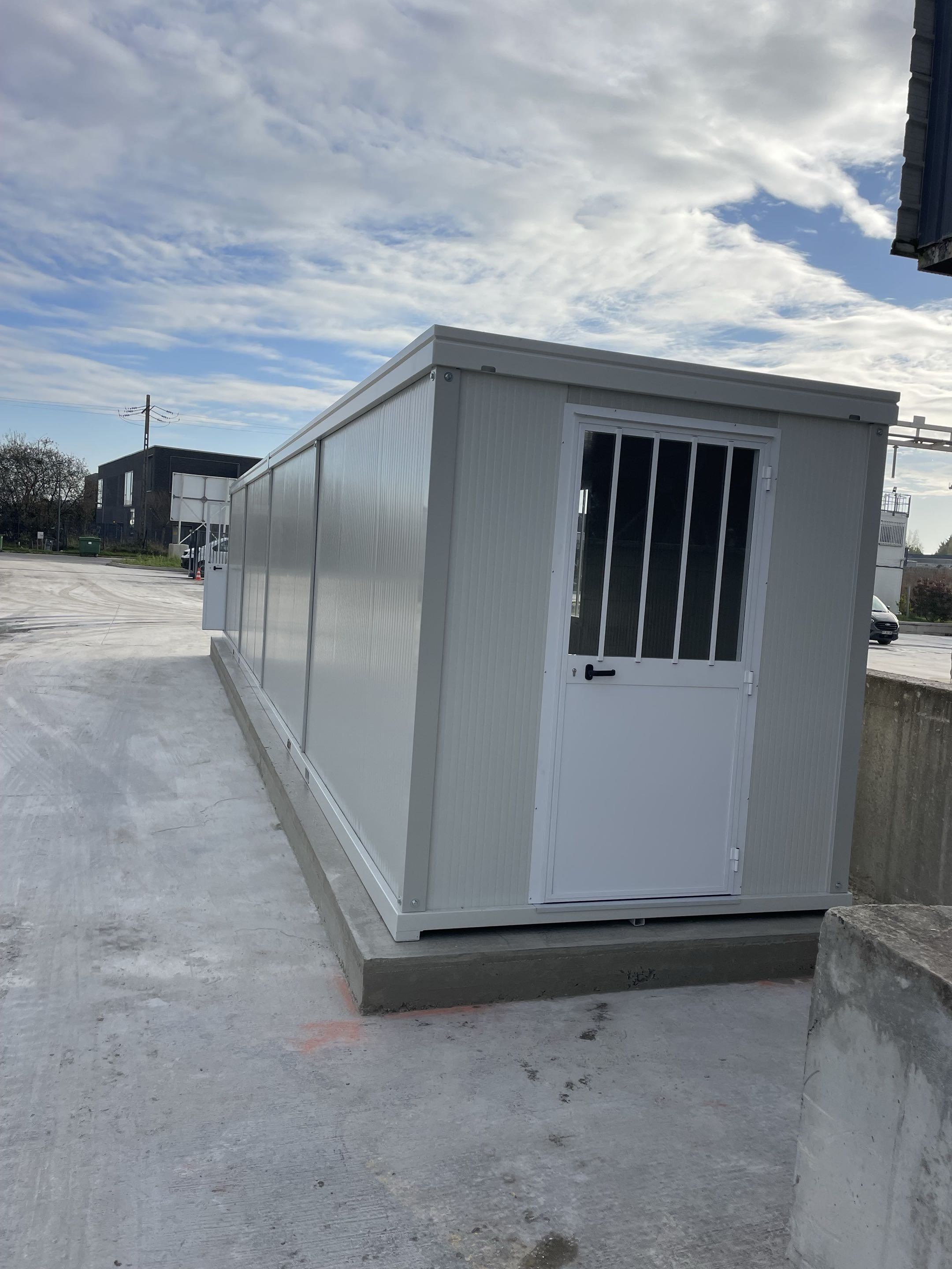 Bungalow installé sur site client
